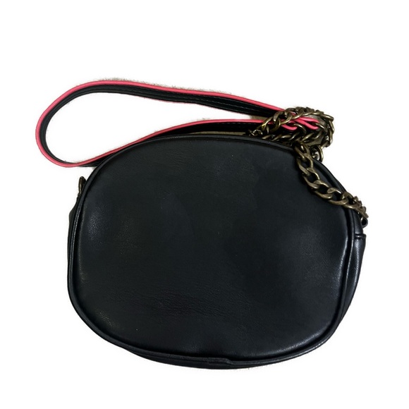 Desigual Women’s Black Leather Embroidered Medallion Crossbody+ Matching Wallet - Picture 2 of 10